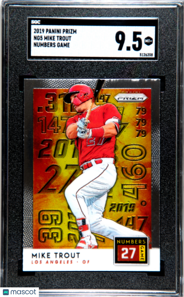 2019 Panini Prizm Mike Trout #NG5 SGC 9.5 Baseball