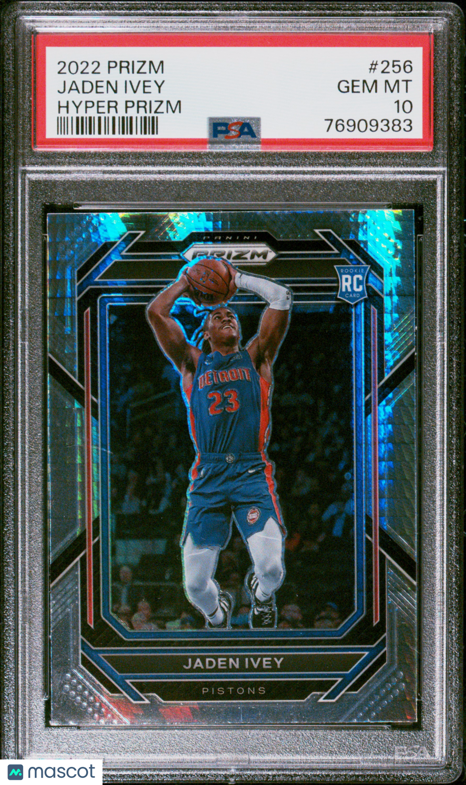 2022 Panini Prizm Jaden Ivey Hyper #256 PSA 10