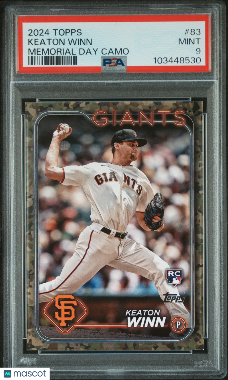 2024 Topps Keaton Winn Memorial Day Camo