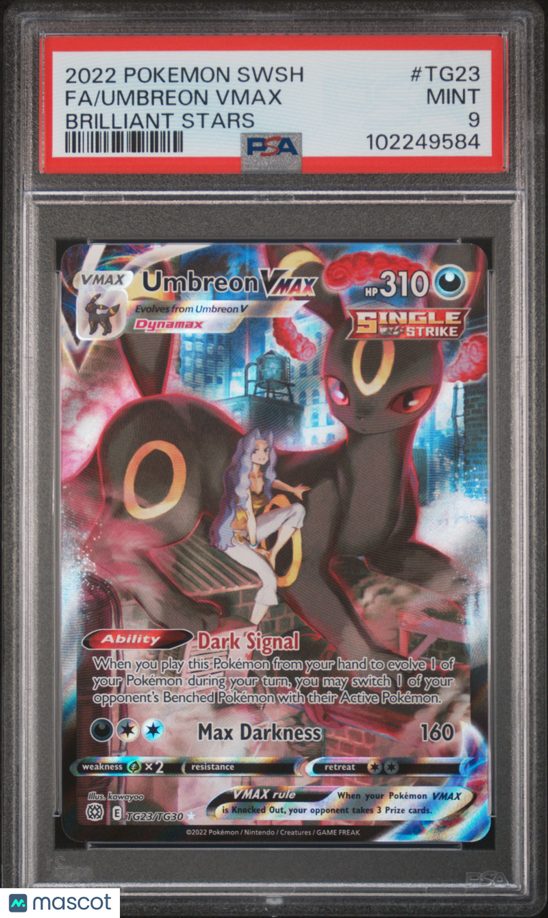 2022 Pokemon Sword & Shield Umbreon Vmax