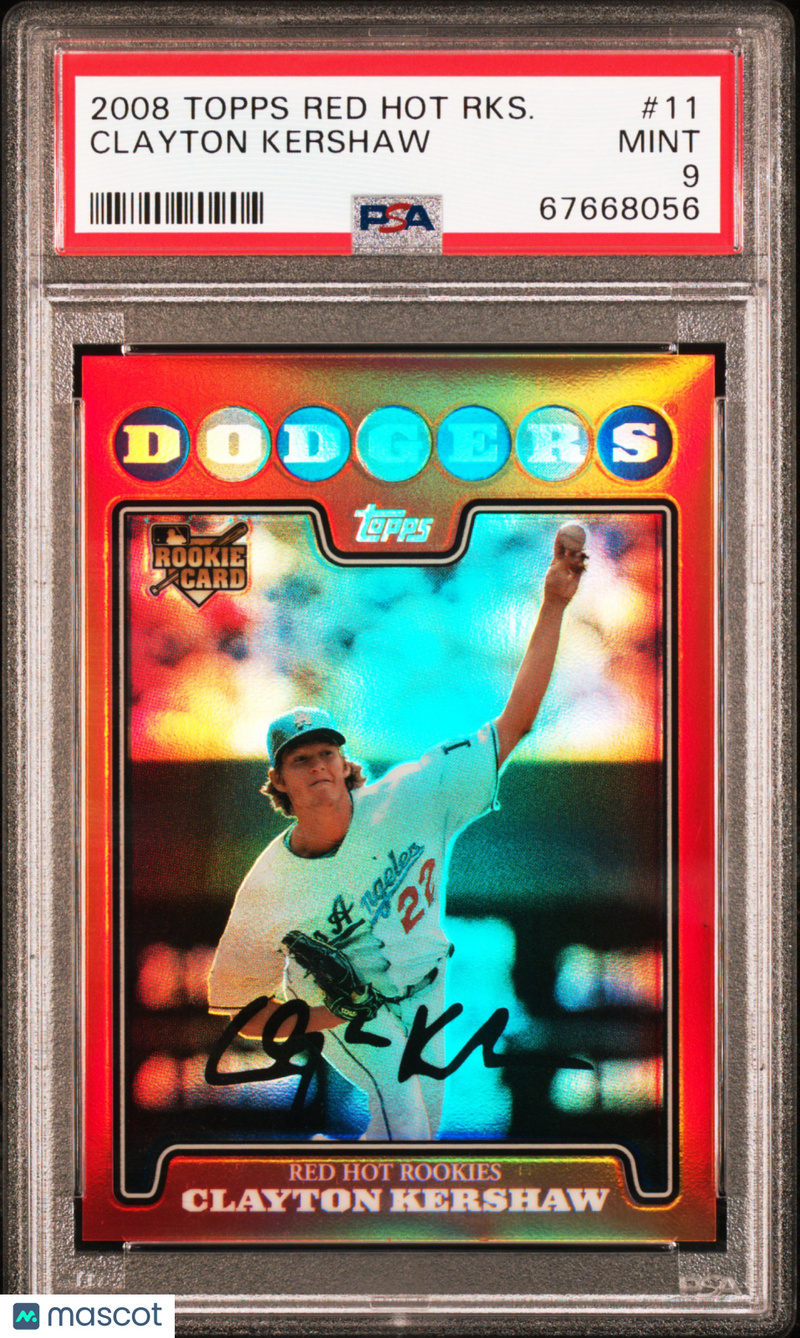 2008 Topps Red Hot Rookies Clayton Kershaw