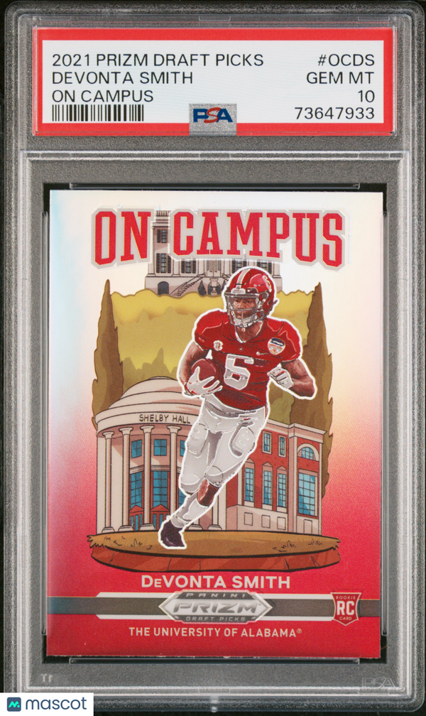 2021 Panini Prizm Draft Picks On Campus Devonta Smith #OCDS PSA 10