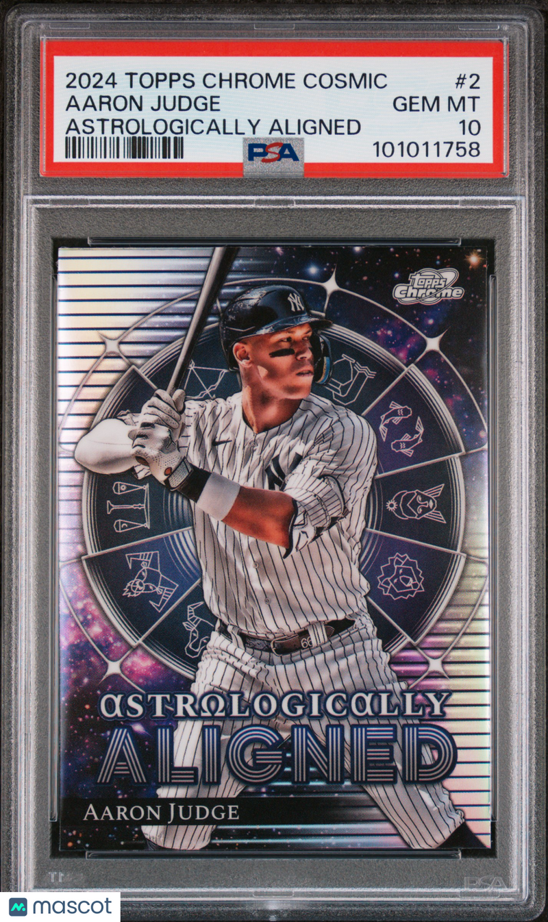 2024 Topps Chrome Cosmic Astrologically Aligned Aaron Judge