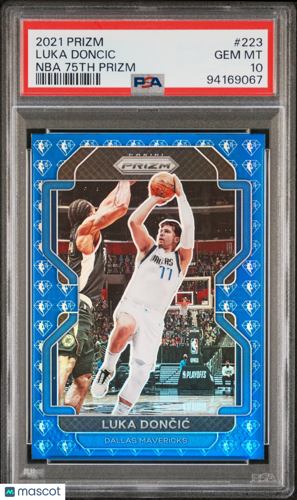 2021 Panini Prizm Luka Doncic NBA 75th #223 PSA 10