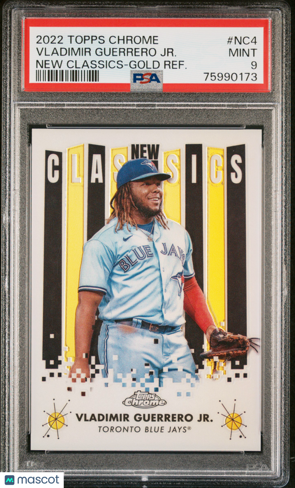 2022 Topps Chrome New Classics Vladimir Guerrero JR. Gold Refractor #NC4 PSA 9