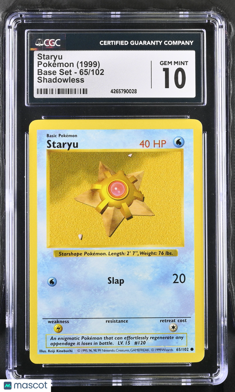 1999 Base Set (Shadowless) Staryu