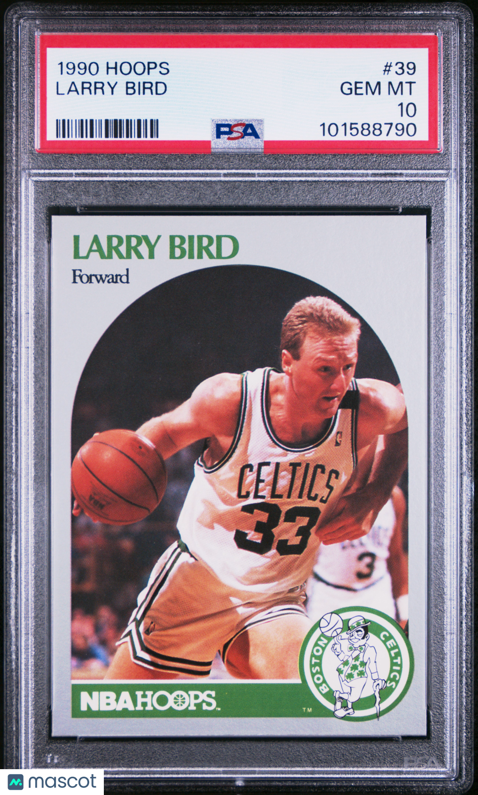 1990 Hoops Larry Bird #39 PSA 10 GEM MINT Boston Celtics