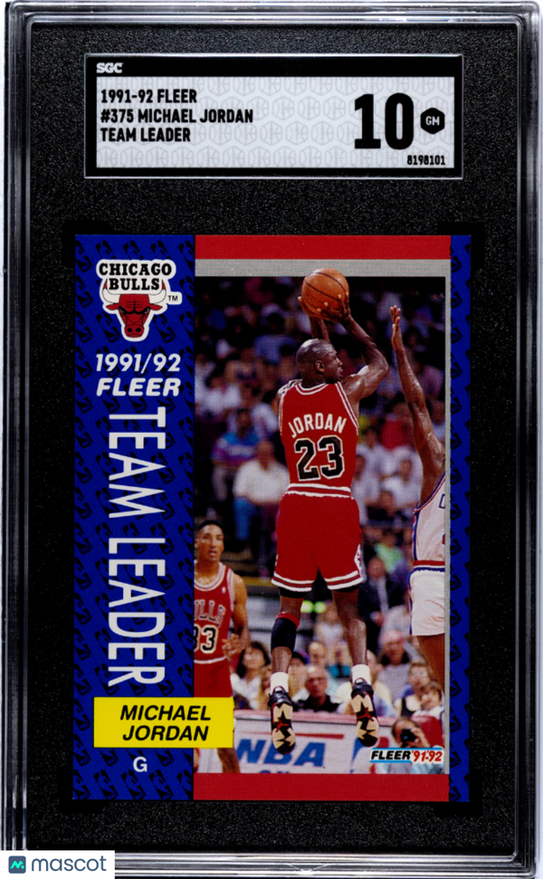 1991-92 Fleer Michael Jordan #375 SGC 10 Basketball