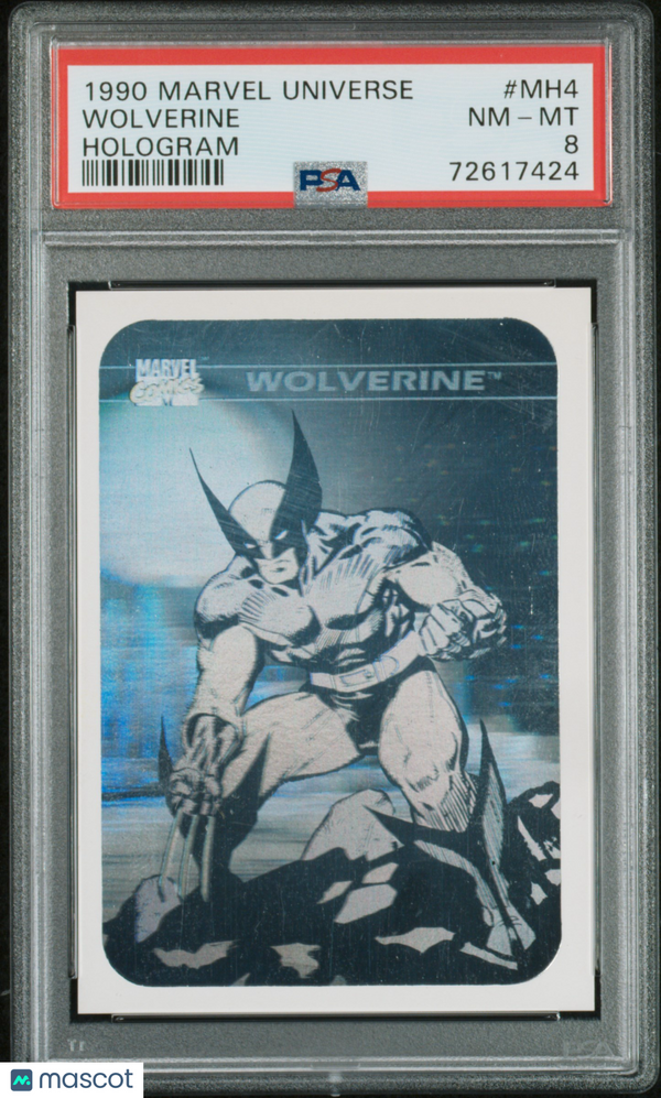 1990 Marvel Wolverine #MH4 PSA 8
