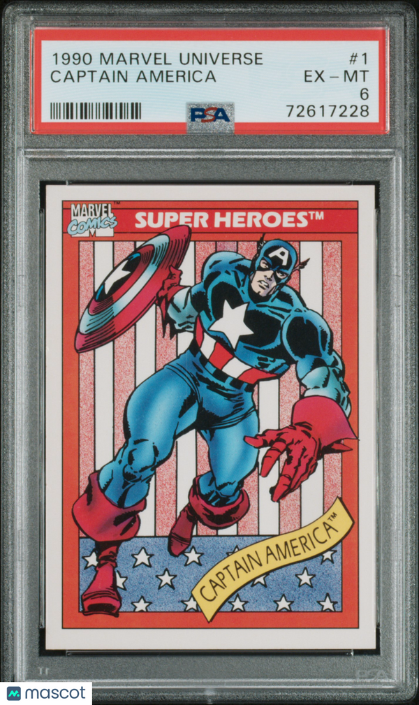 1990 Marvel Captain America #1 PSA 6