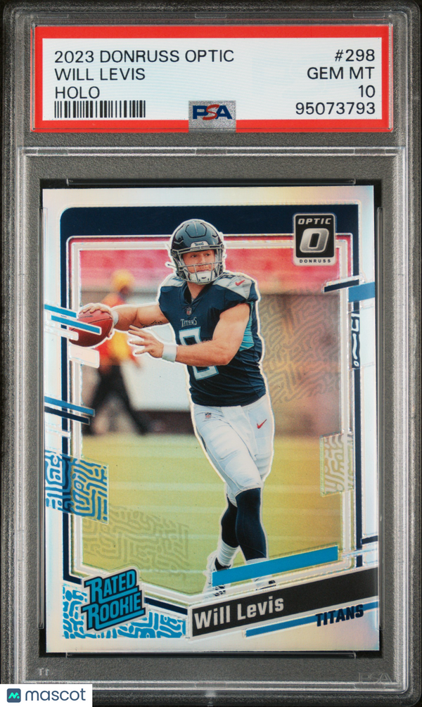 2023 Panini Donruss Optic Will Levis #298 PSA 10 Football