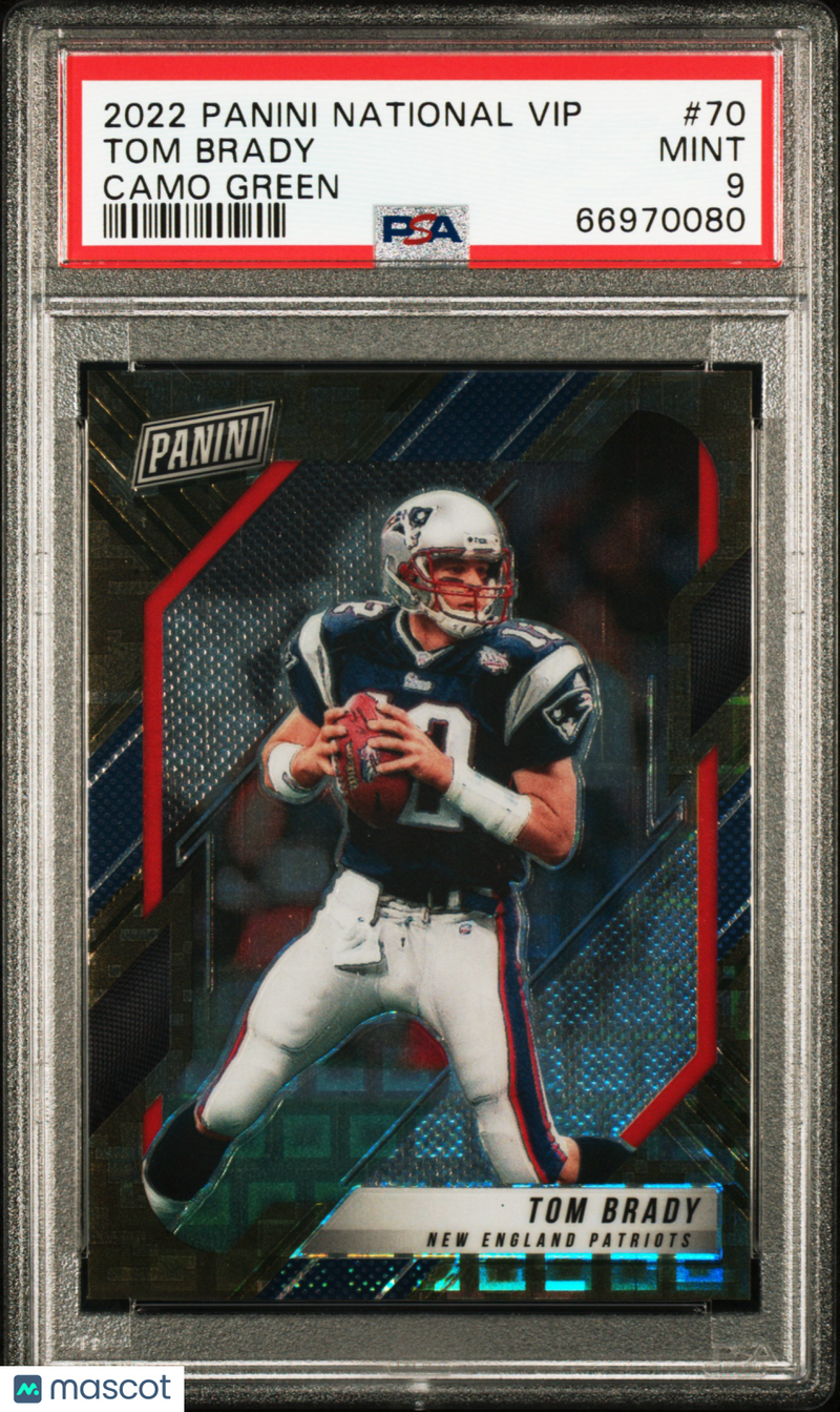 2022 Panini National Vip Tom Brady Camo Green
