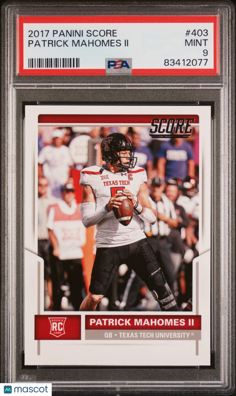 2017 Panini Score Patrick Mahomes II