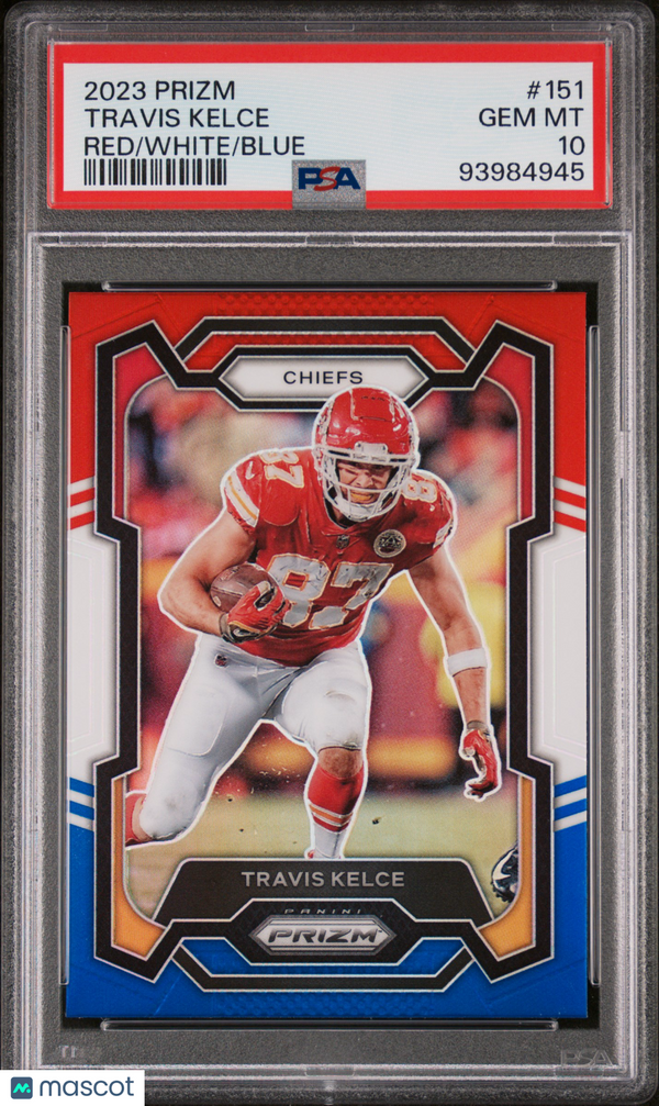 2023 Panini Prizm Travis Kelce #151 PSA 10 Football