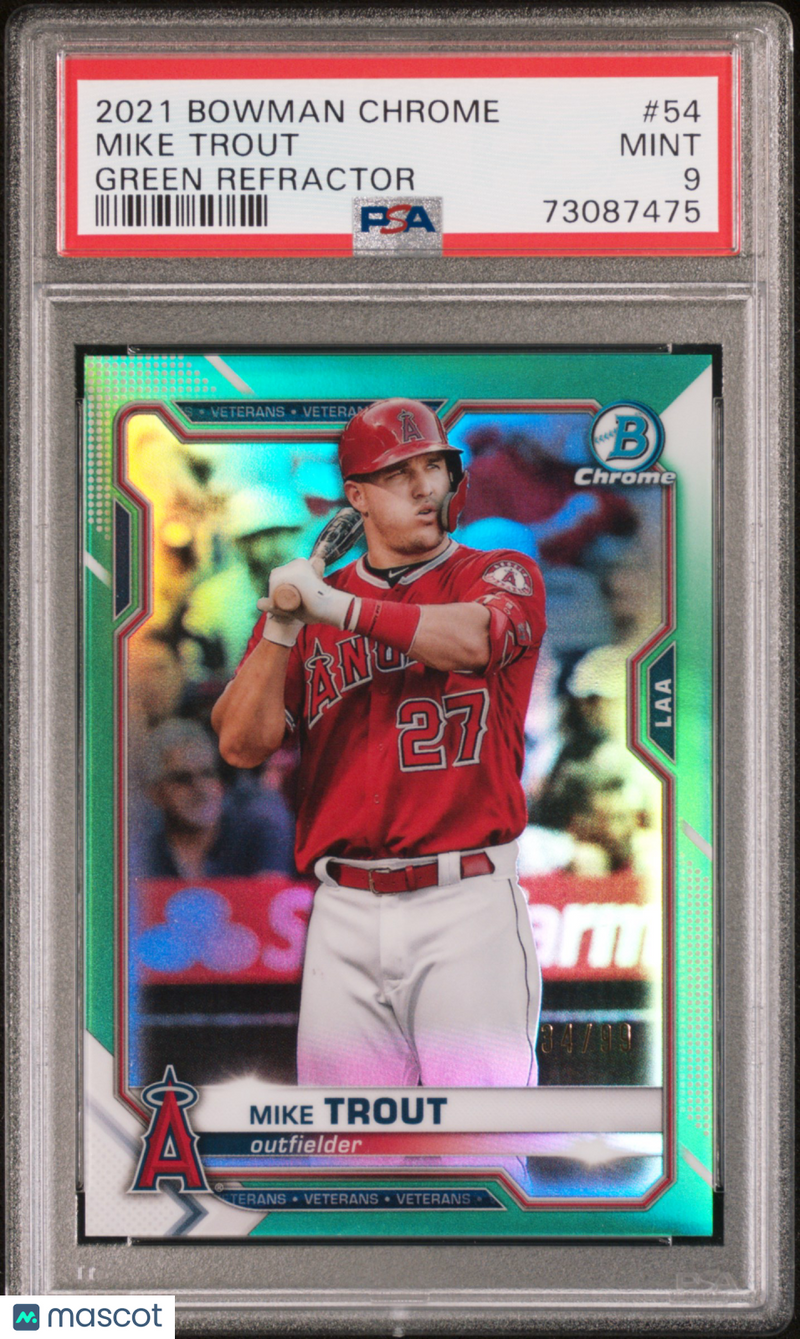 2021 Bowman Chrome Mike Trout