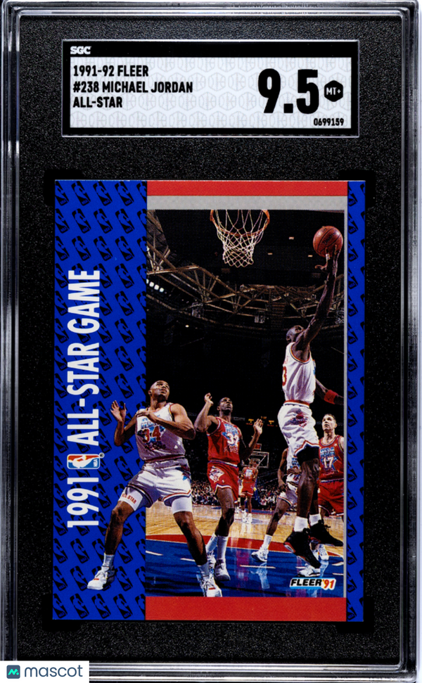 1991-92 Fleer Michael Jordan #238 SGC 9.5 Basketball