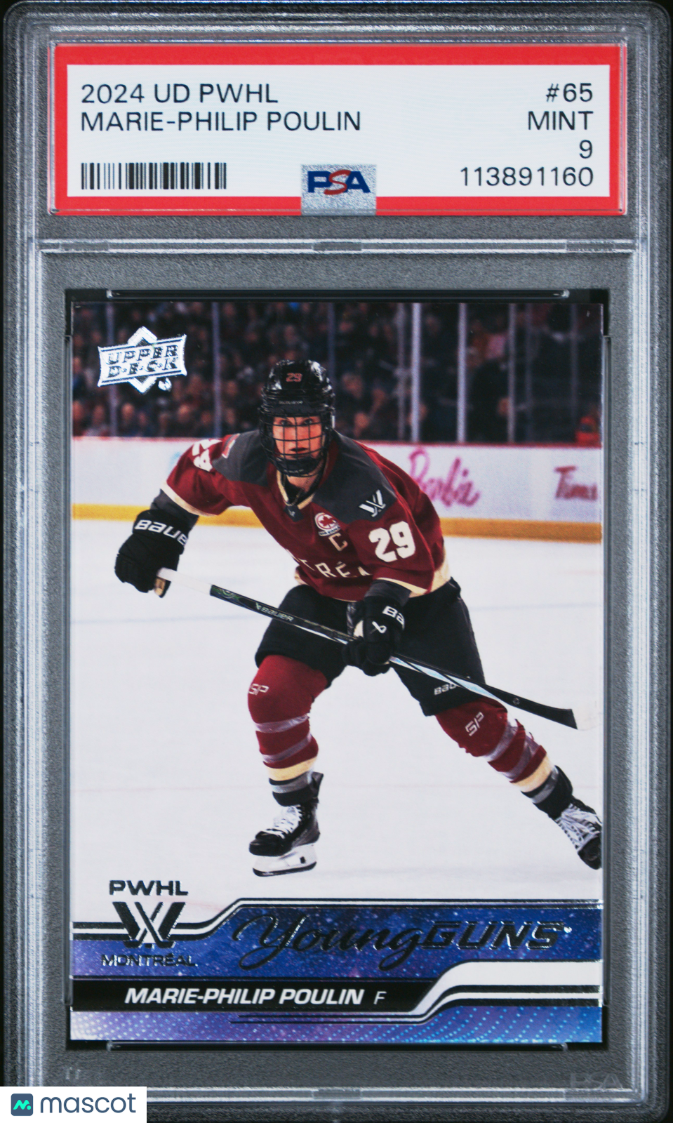 2024 Upper Deck Pwhl 1st Edition Marie-Philip Poulin #65 PSA 9