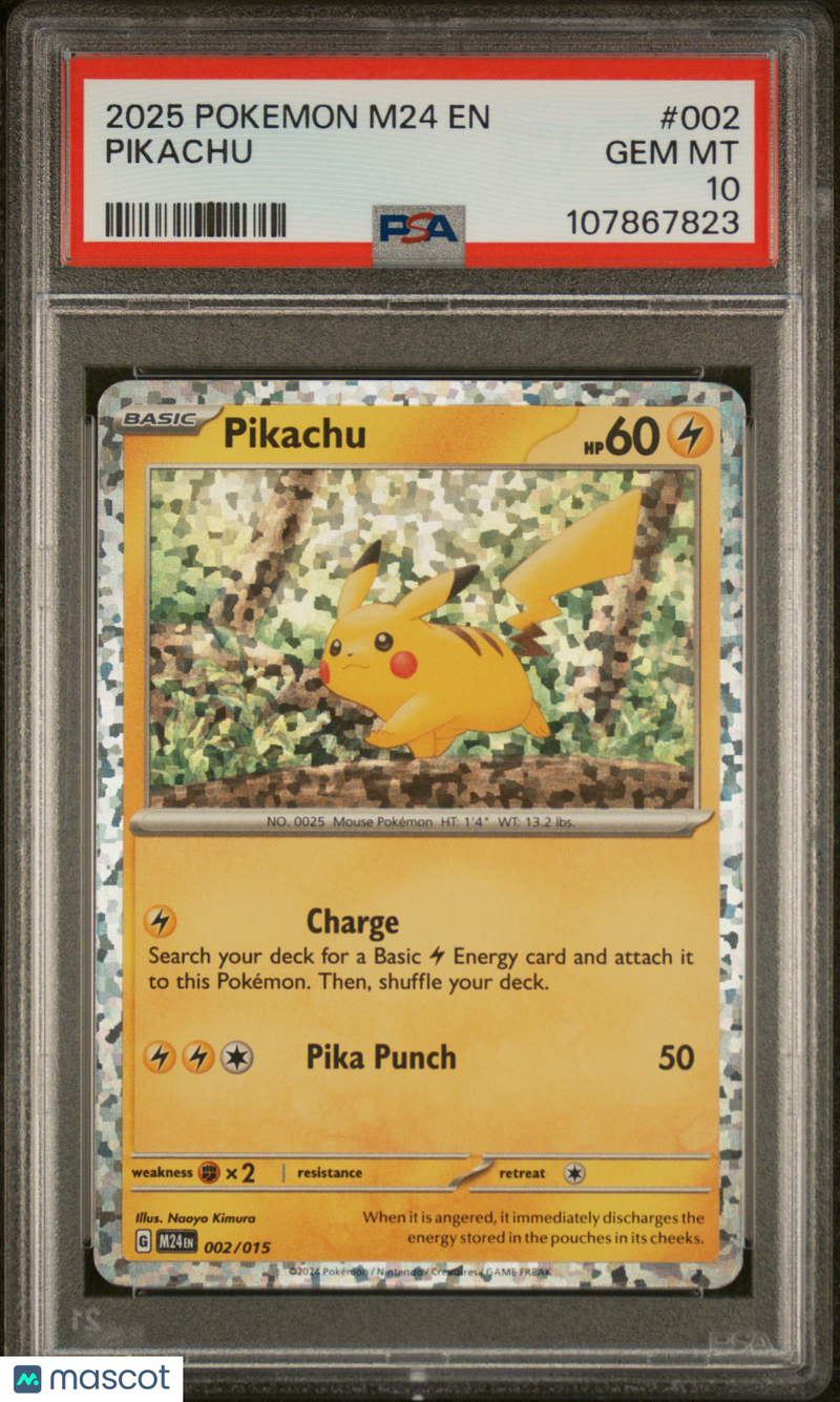 2025 Pokemon M24 EN-Mcdonald's Collection Pikachu