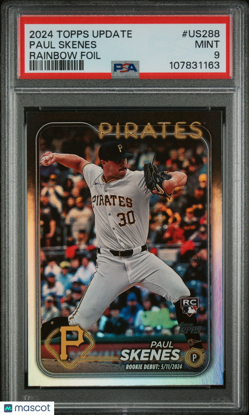 2024 Topps Update Paul Skenes Rainbow Foil