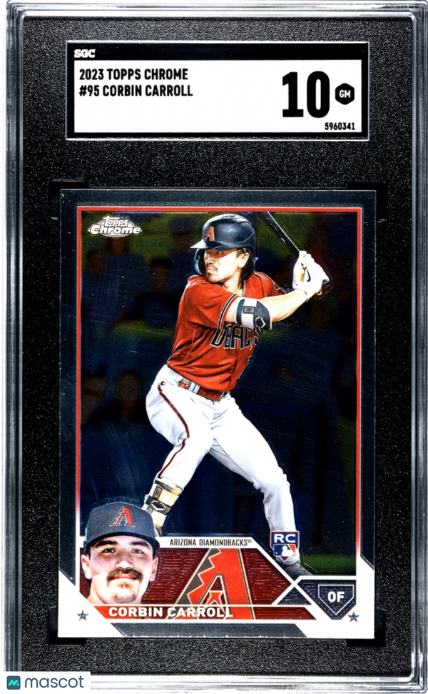 2023 Topps Chrome Corbin Carroll #95 SGC 10 Baseball