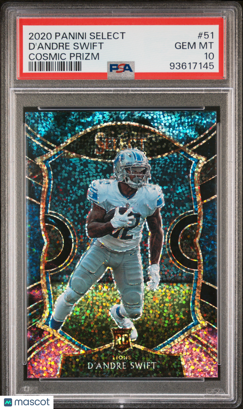 2020 Panini Select D'andre Swift Cosmic Prizm