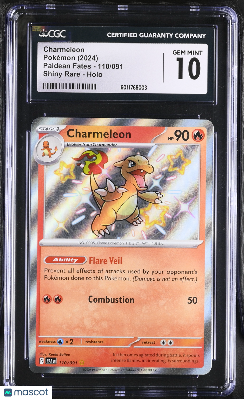 2024 Pokémon Paldean Fates Pokémon Charmeleon