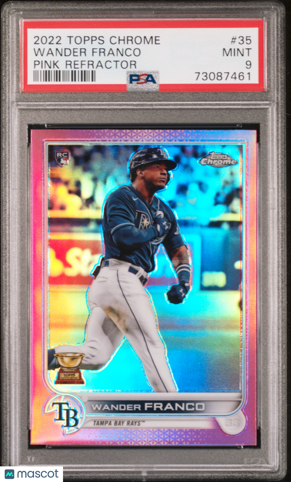 2022 Topps Chrome Wander Franco #35 PSA 9 Baseball