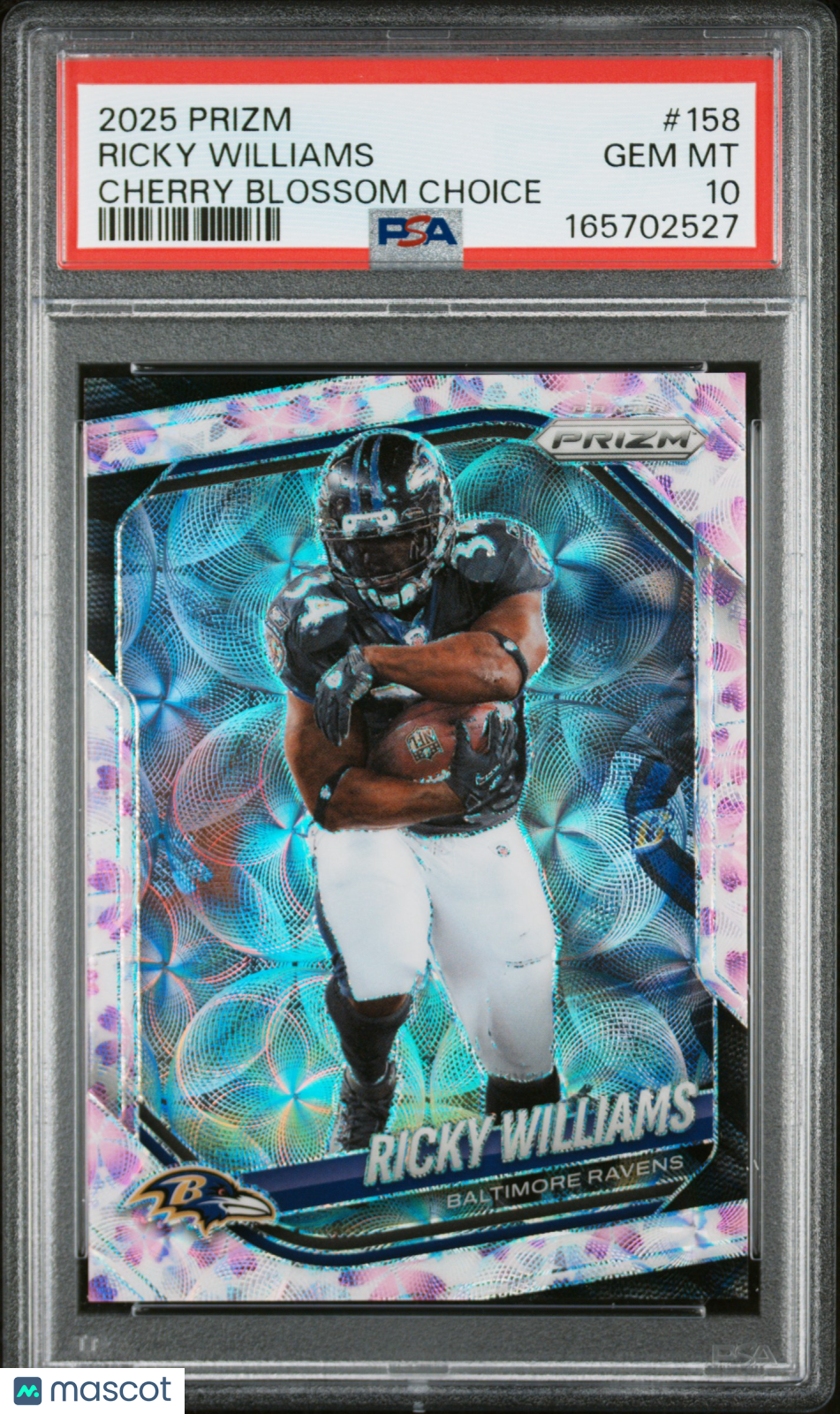 2025 Panini Prizm Ricky Williams Cherry Blossom Choice #158 PSA 10