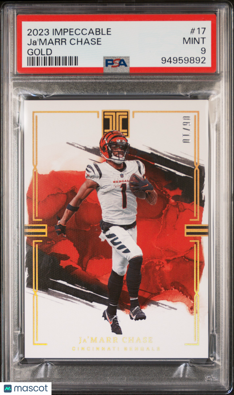 2023 Panini Impeccable Ja'marr Chase Gold