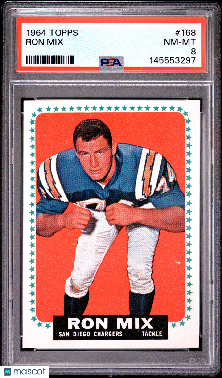 1964 Topps Ron MIX #168 PSA 8