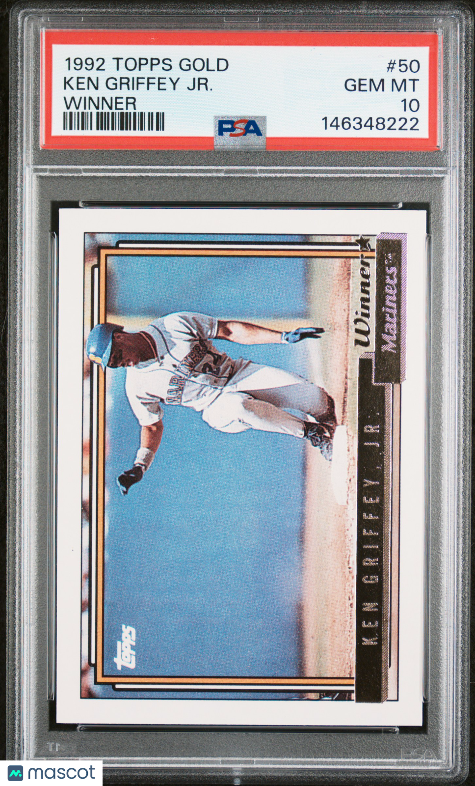 1992 Topps Gold Ken Griffey JR. Winner #50 PSA 10