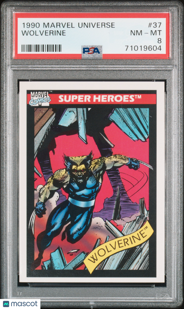 1990 Marvel Wolverine #37 PSA 8