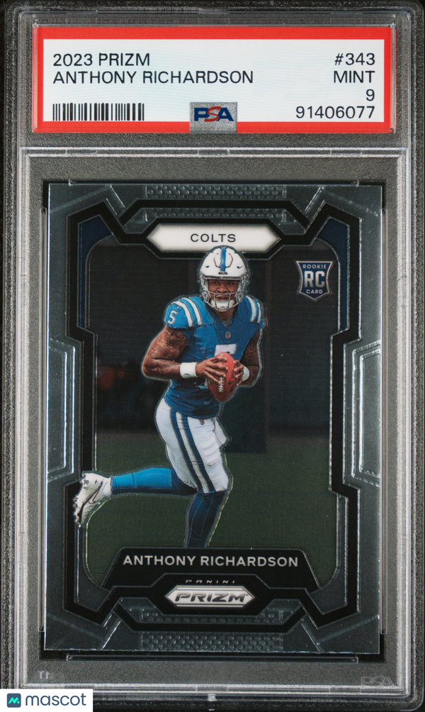 2023 Panini Prizm Anthony Richardson #343 PSA 9 Football