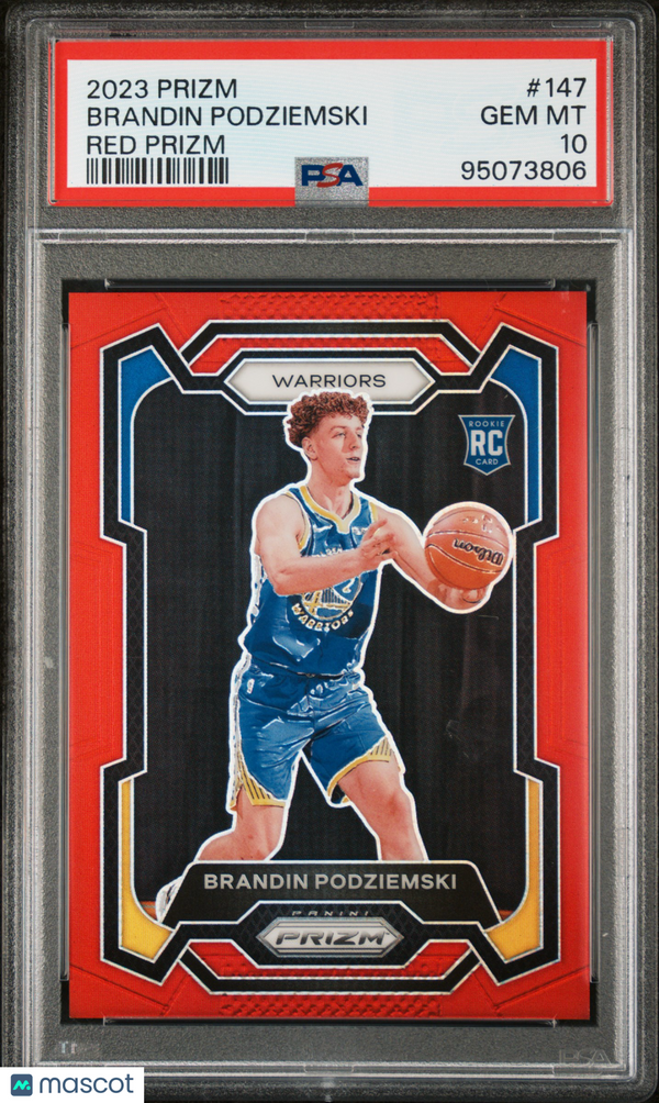 2023 Panini Prizm Brandin Podziemski #147 PSA 10 Basketball