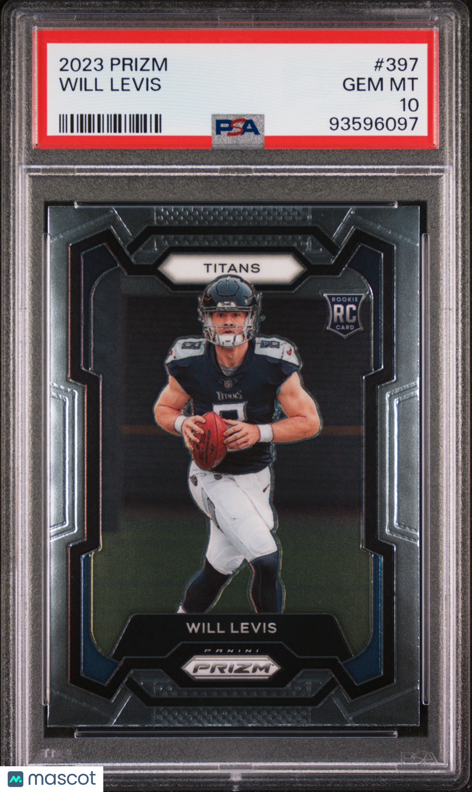 2023 Panini Prizm Will Levis #397 PSA 10 GEM MINT Rookie Tennessee Titans