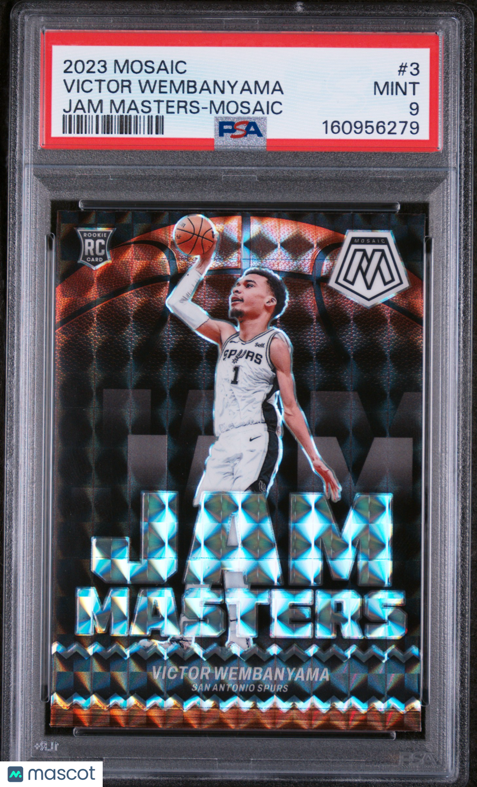 2023 Panini Mosaic Jam Masters Victor Wembanyama #3 PSA 9