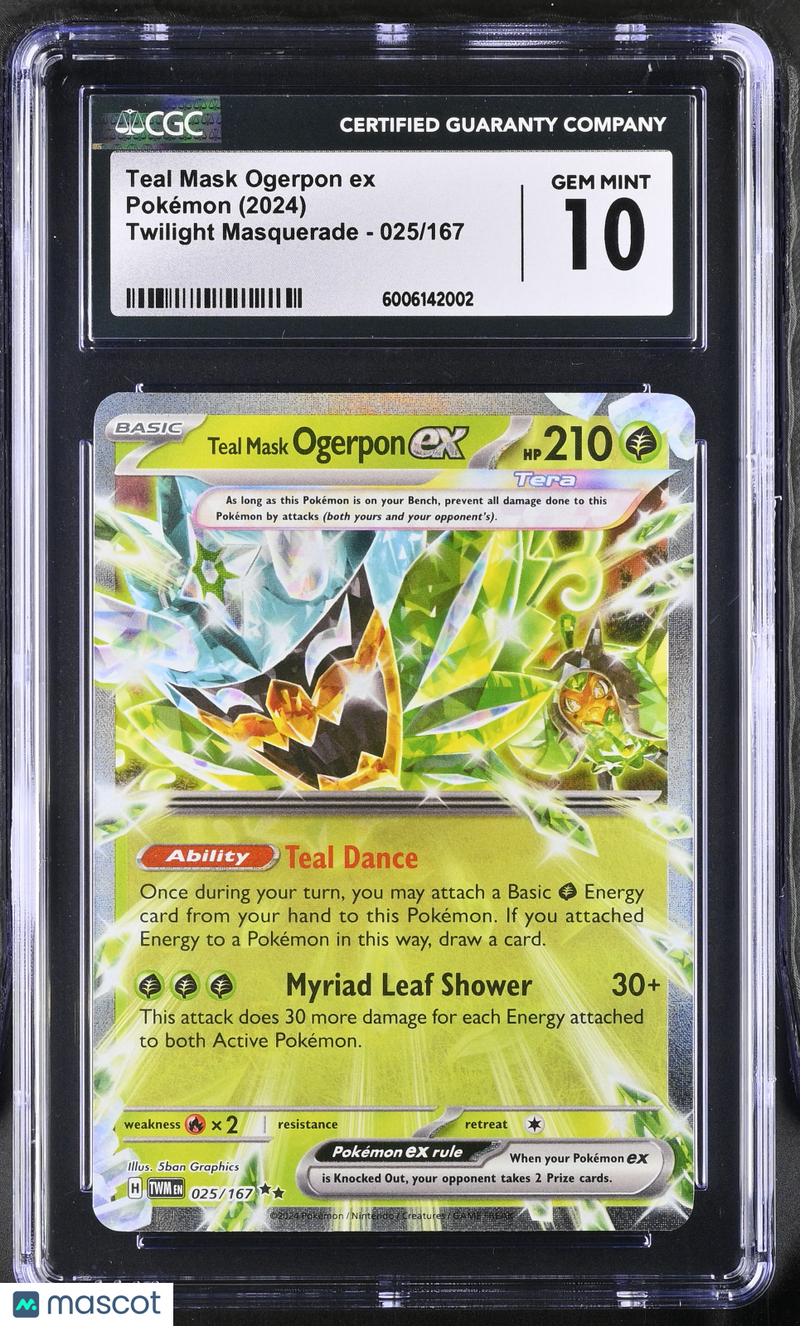 2024 Pokémon Twilight Masquerade Teal Mask Ogerpon ex