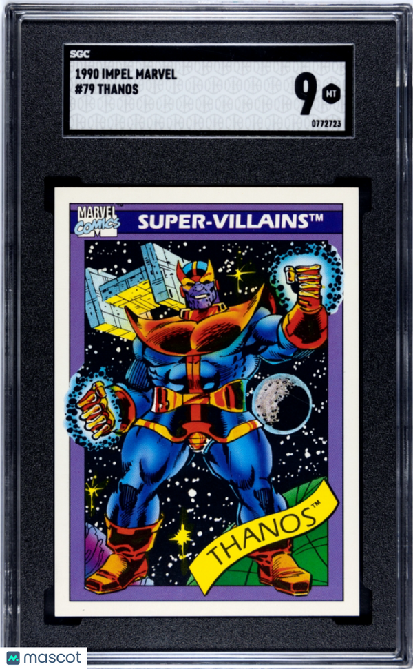 1990 Marvel Thanos #79 SGC 9