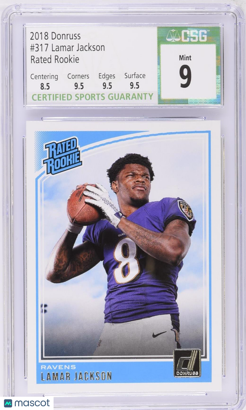2018 Donruss Lamar Jackson