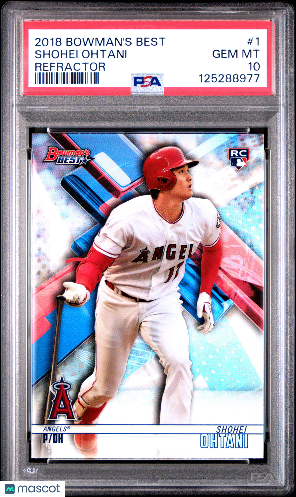 2018 Bowman's Best Shohei Ohtani Refractor Rookie PSA 10 GEM MINT Anaheim Angels