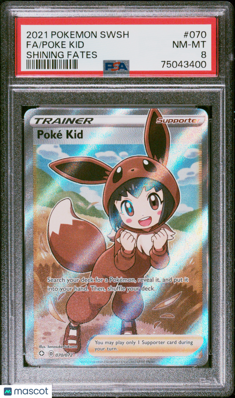 2021 Pokemon Sword & Shield Shining Fates PokéMon TCG Poke Kid Fa