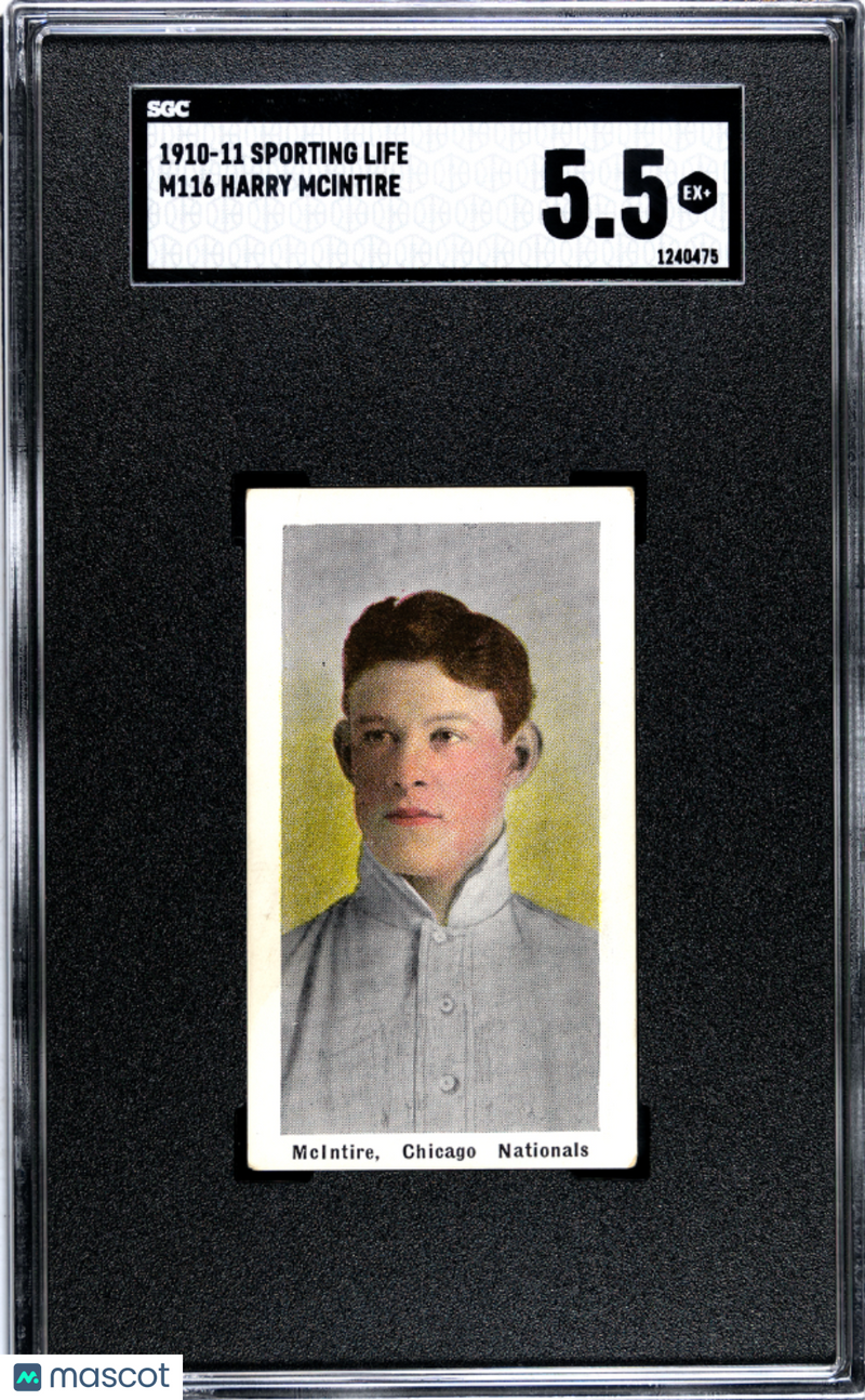 1910 Sporting Life (M116) Harry Mcintire SGC 5.5