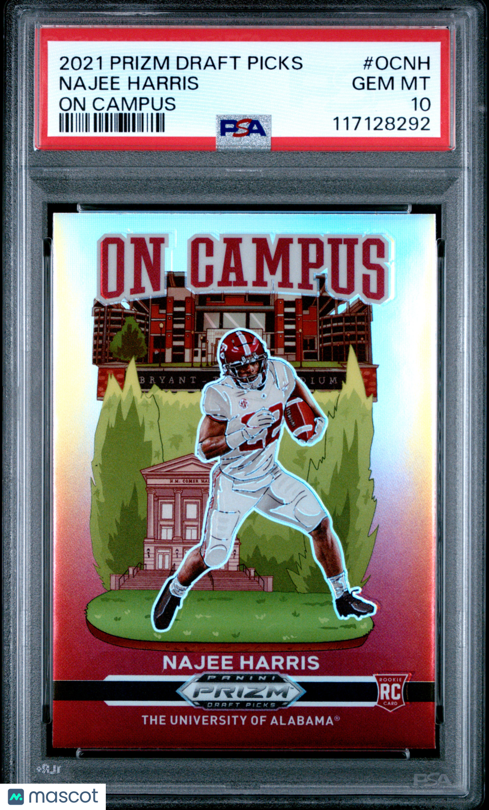 2021 Panini Prizm Draft Picks On Campus Najee Harris #OCNH PSA 10