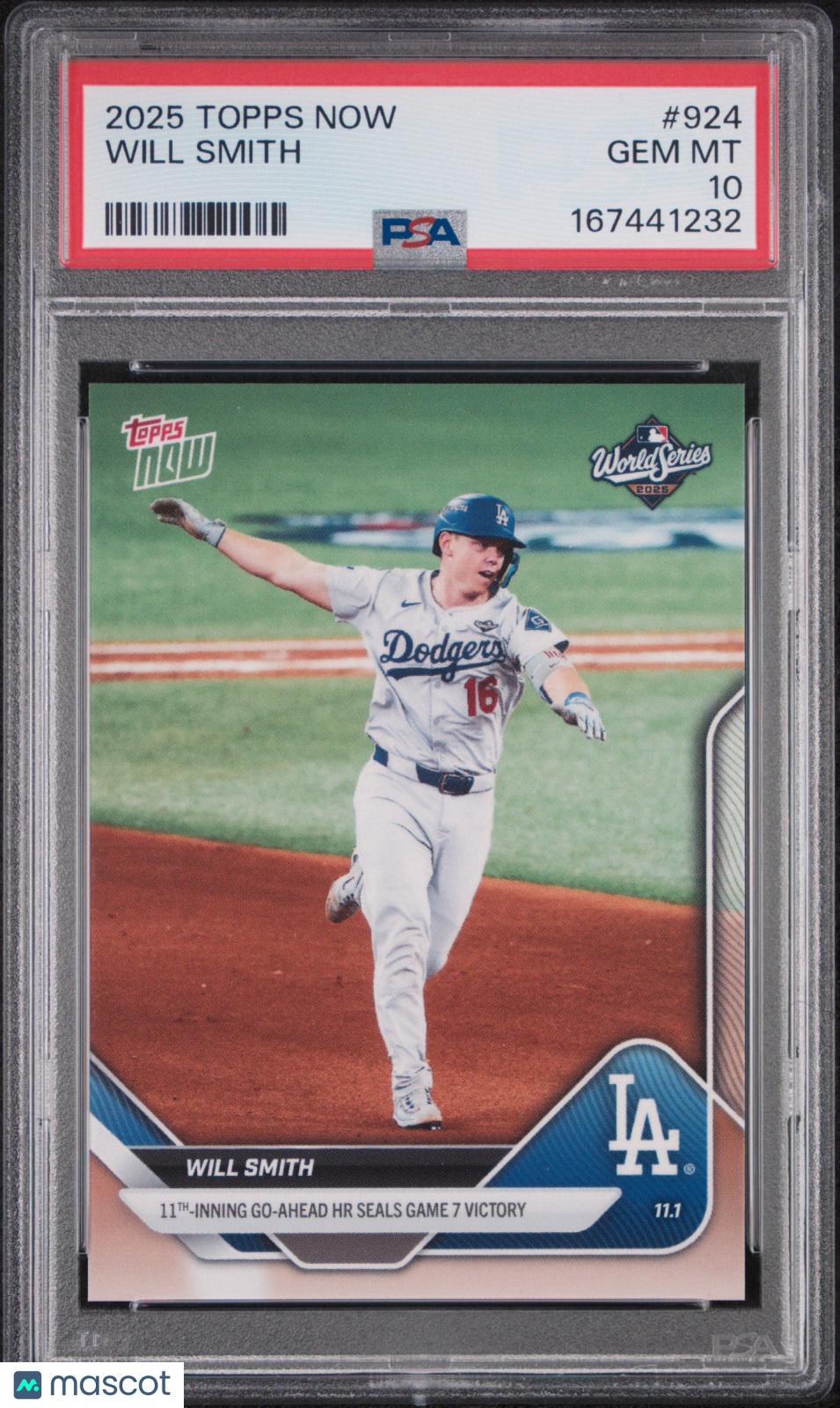 2025 Topps Now Will Smith #924 PSA 10