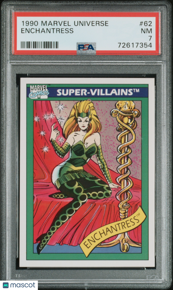 1990 Marvel Enchantress #62 PSA 7