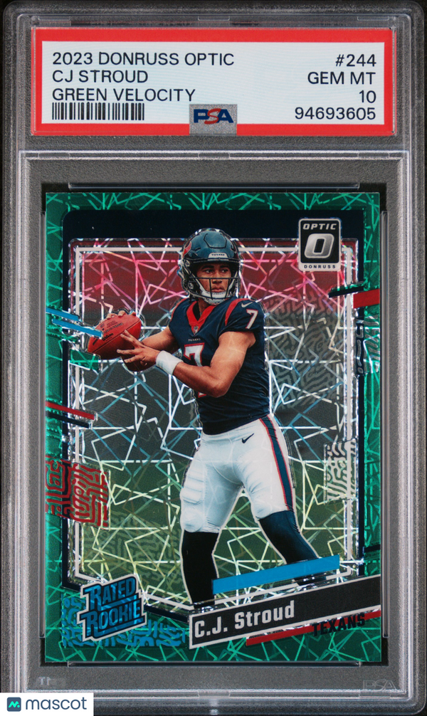 2023 Panini Donruss Optic CJ Stroud #244 PSA 10 Football