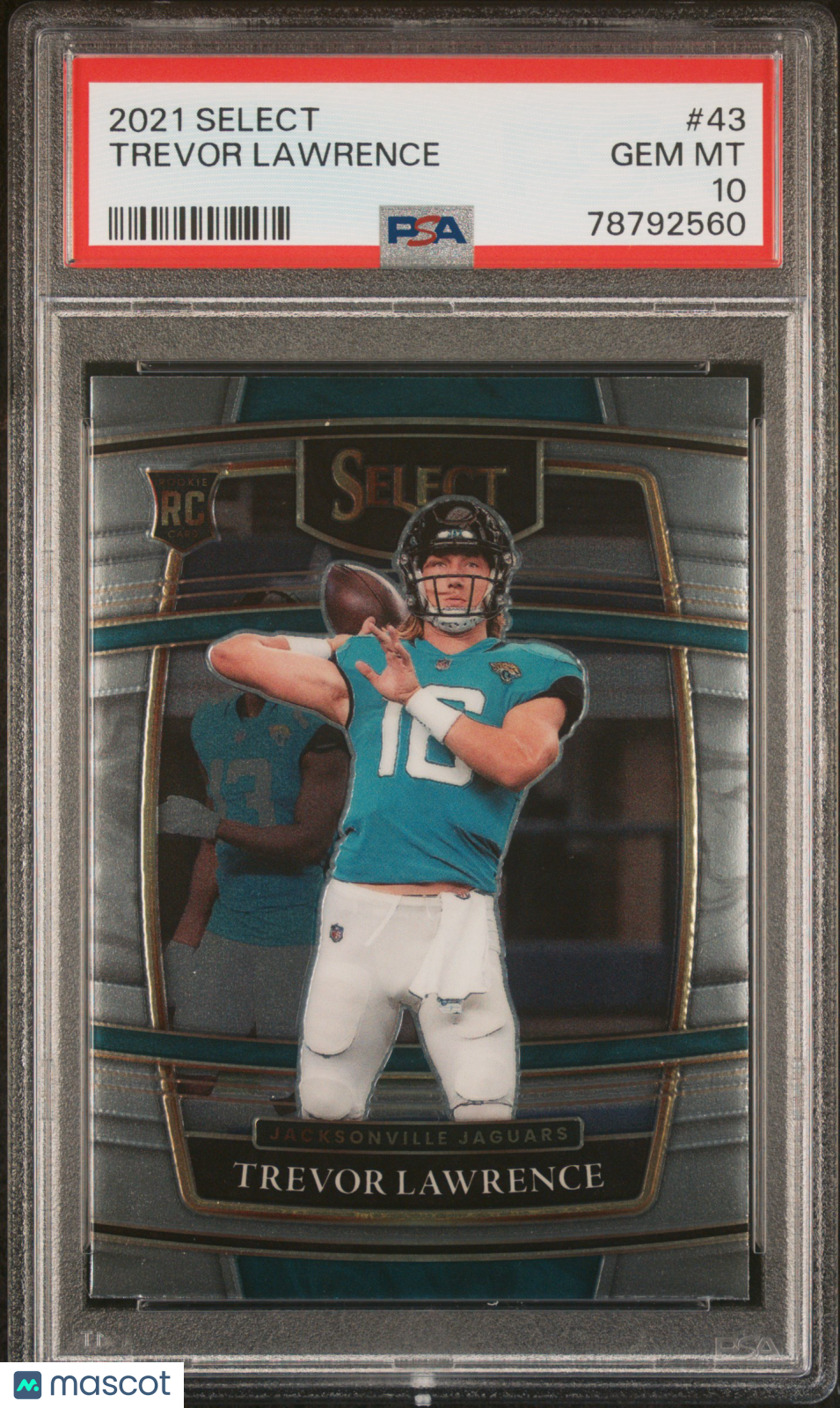 2021 Select Trevor Lawrence Rookie #43 PSA 10 GEM MINT Jacksonville Jaguars