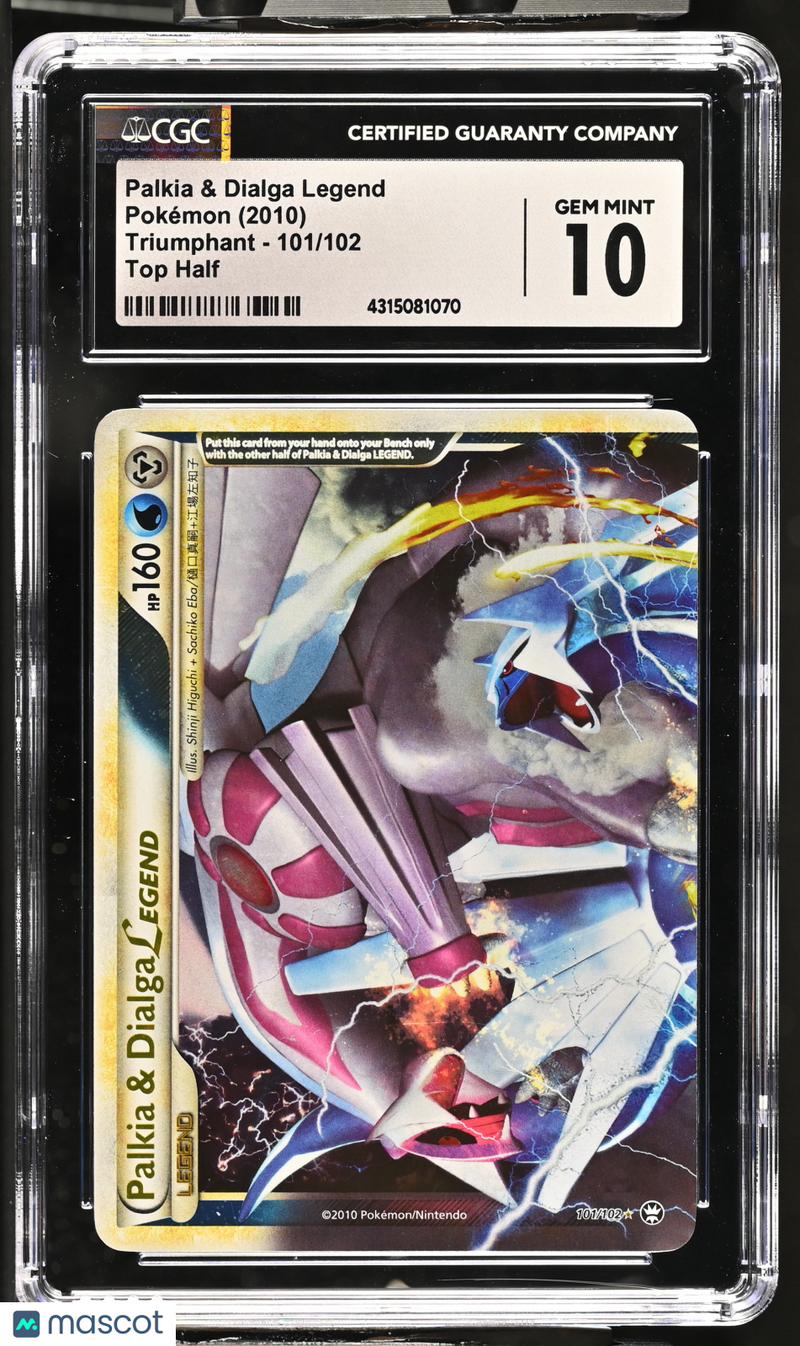 2010 Triumphant Pokémon Palkia & Dialga Legend