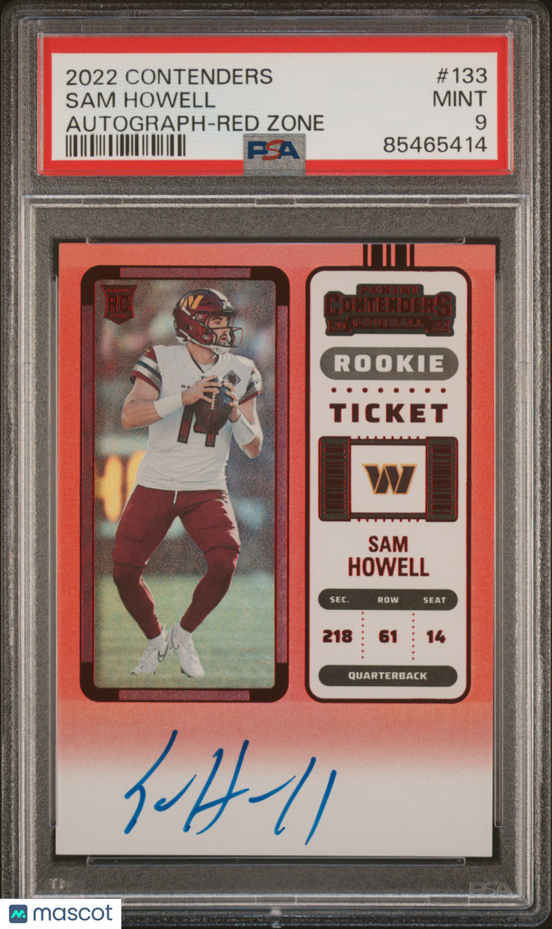 2022 Panini Contenders Sam Howell