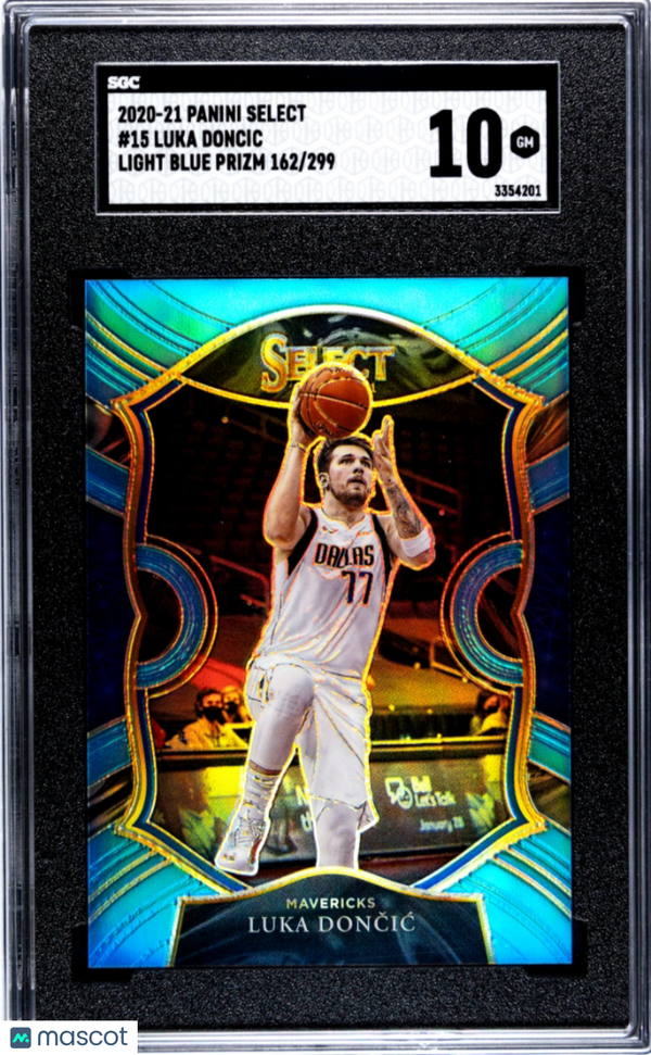 2020-21 Panini Select Luka Doncic #15 SGC 10 Basketball